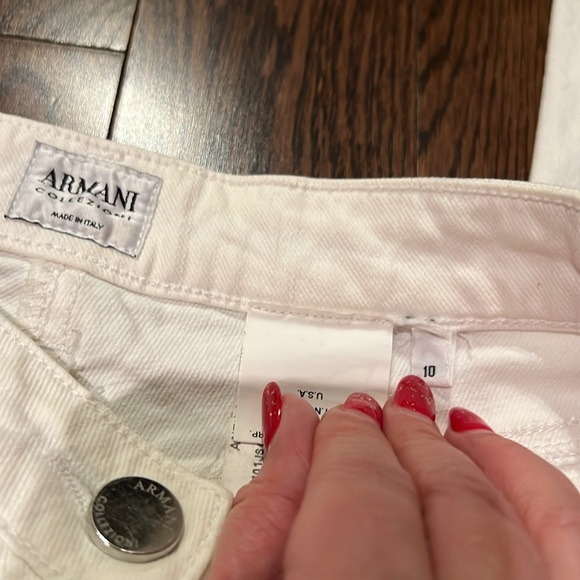 Armani white jean size 10 - Picture 5 of 5